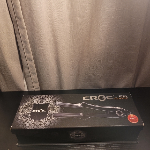 Croc Classic Nano Black Titanium Hair Straightner Flat Iron 1.5 - Picture 6 of 8